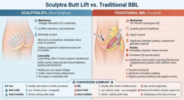 Sculptra vs. Traditional BBL